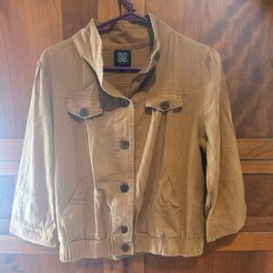 Vintage Mine top long sleeve short length size junior large.